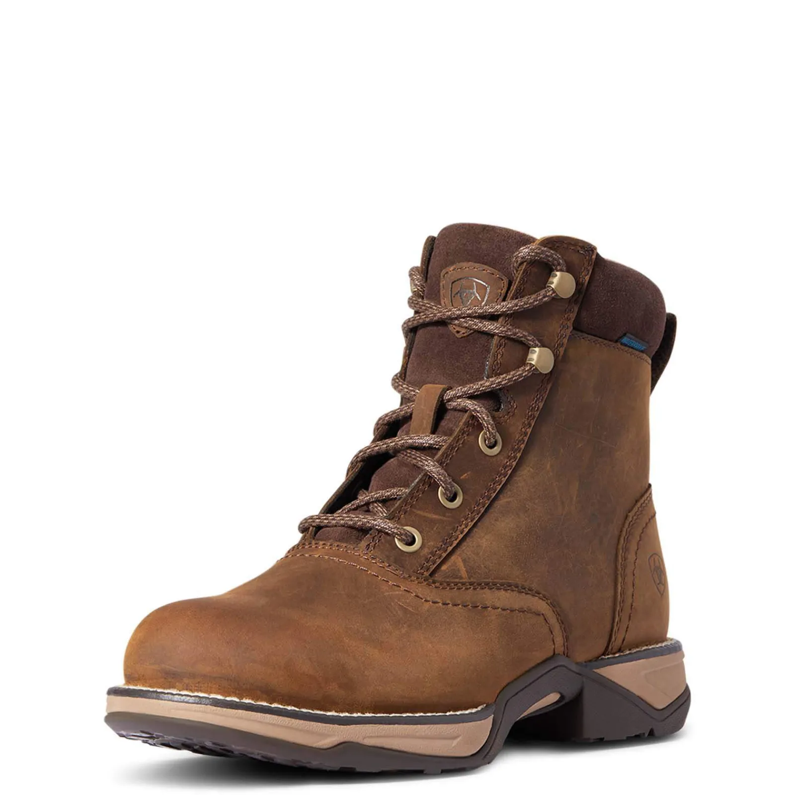 New Anthem Round Toe Lacer Women´s Waterproof Half Boots Country Boots