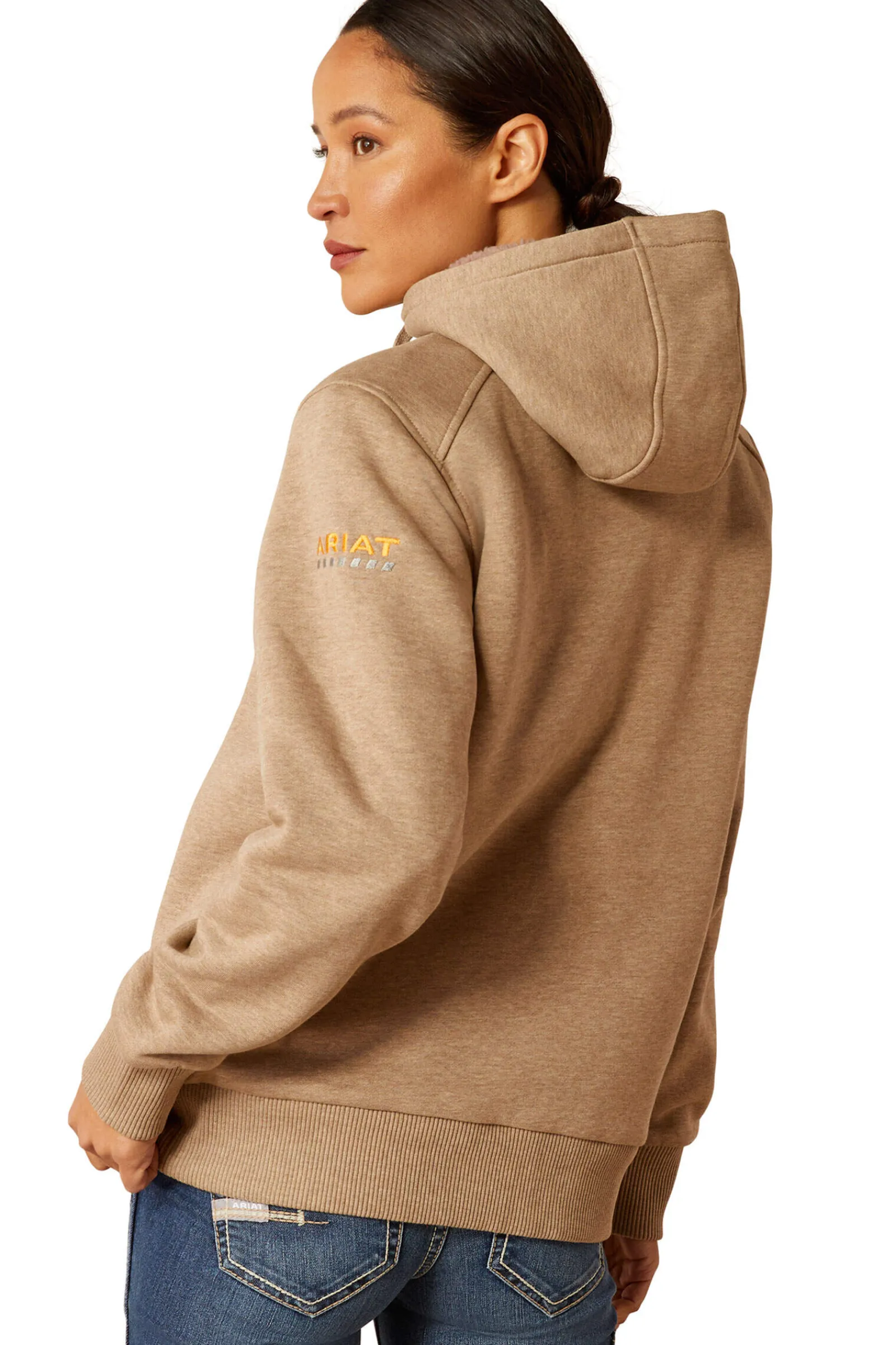 Fashion Rebar All-Weather Sherpa Full Zip Hoodie Women Riding Jumpers & Fleeces