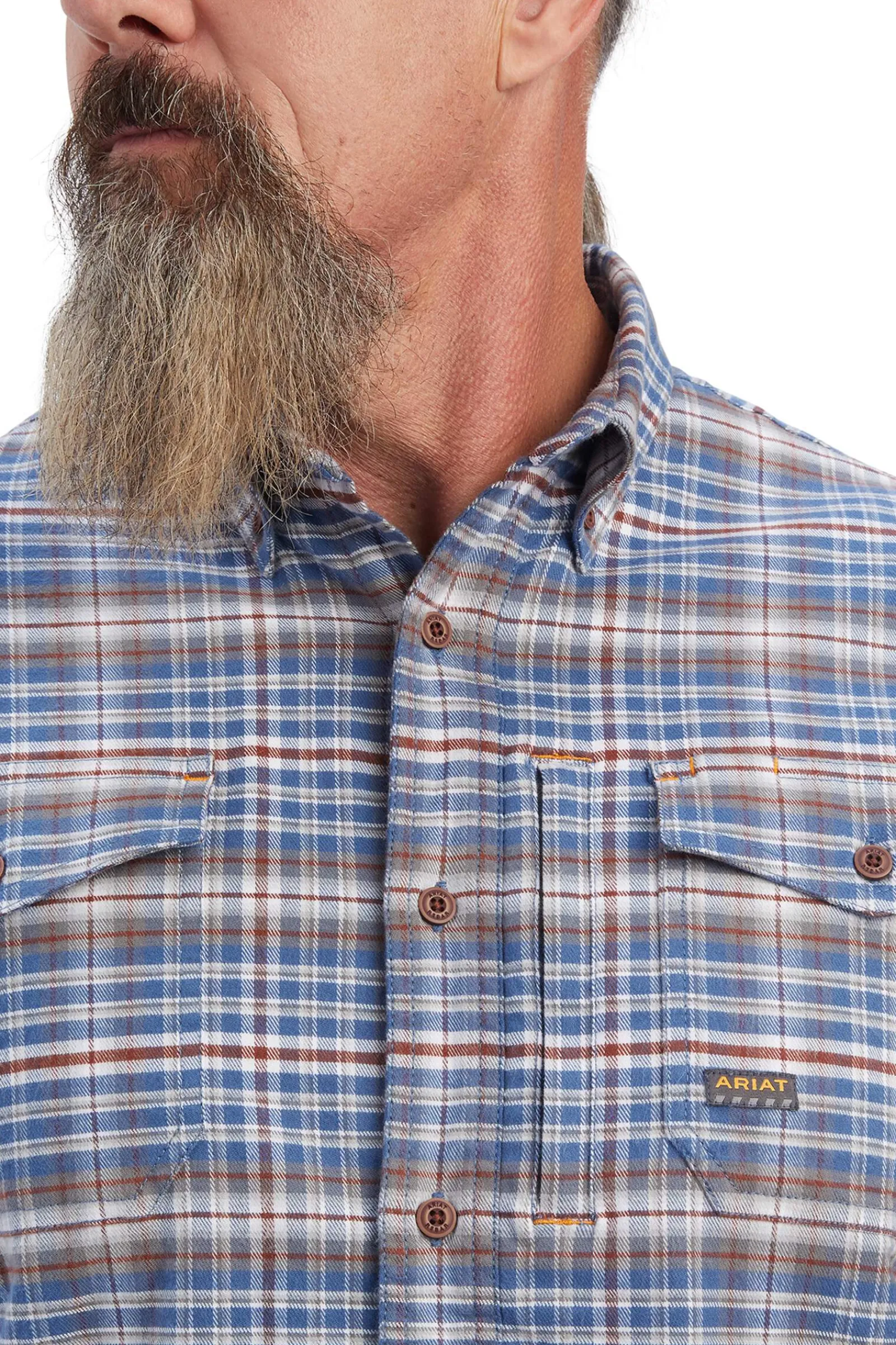 New Rebar Flannel DuraStretch Work Shirt Riding Shirts
