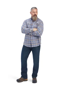 New Rebar Flannel DuraStretch Work Shirt Riding Shirts