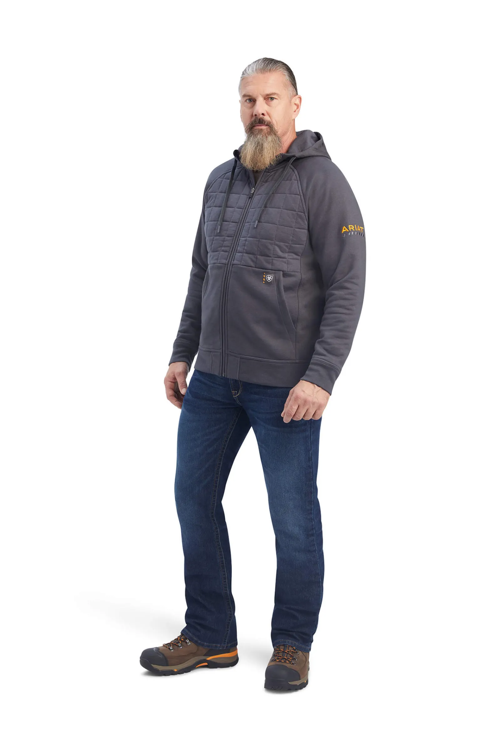 Online Rebar Regulator Full Zip Men Riding Jackets