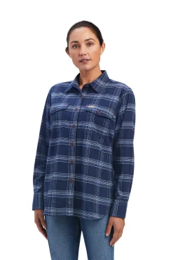 Best Rebar Women´s Flannel DuraStretch Work Shirt Women Tops & T-shirts