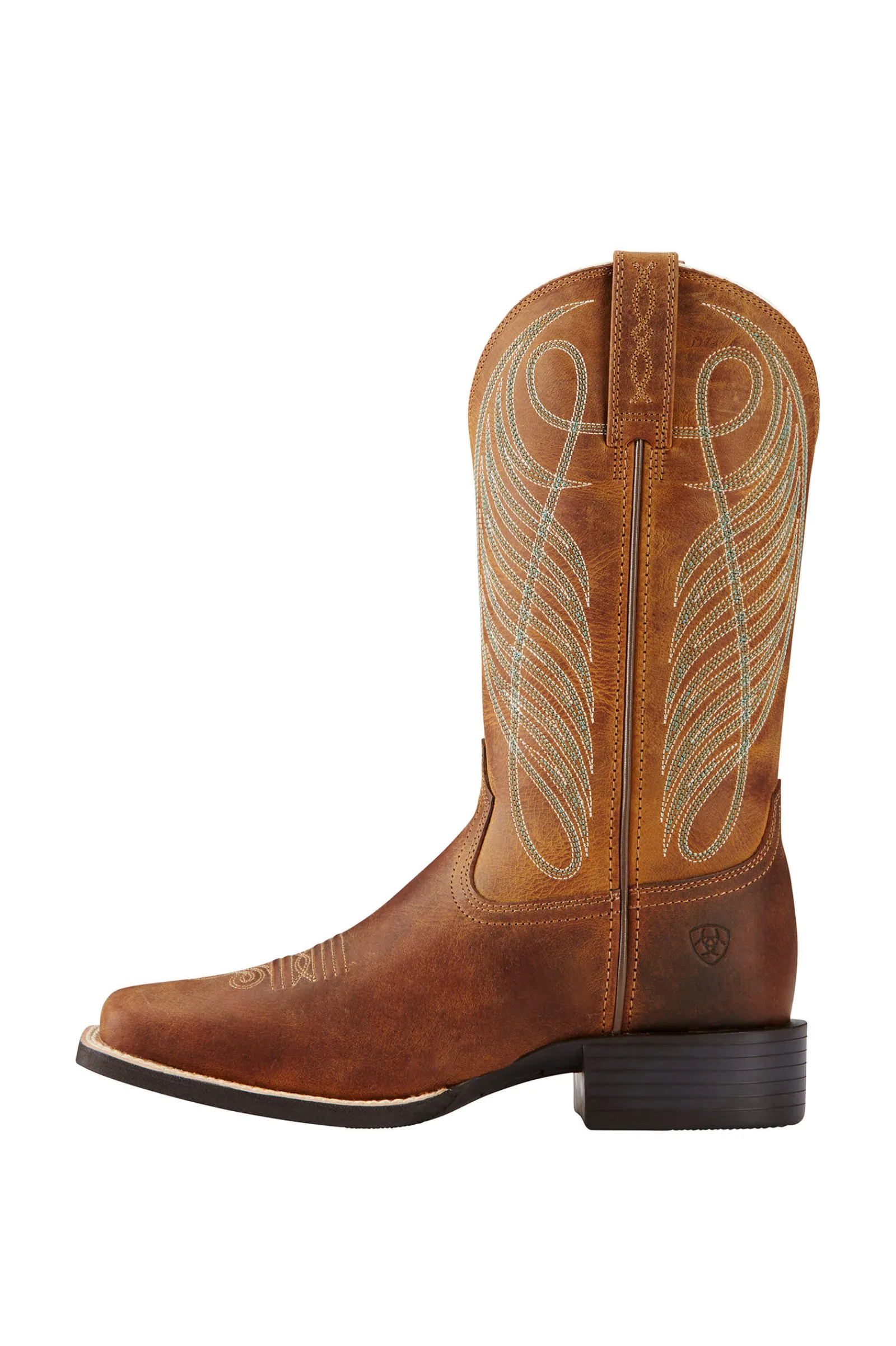 Online Round Up Wide Square Toe Woman Western|Country Boots