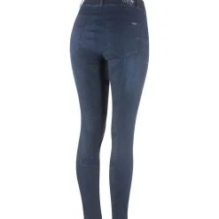 Clearance B Vertigo Elle Full Seat Breeches Denim with silicone grip for Woman Full Seat Breeches