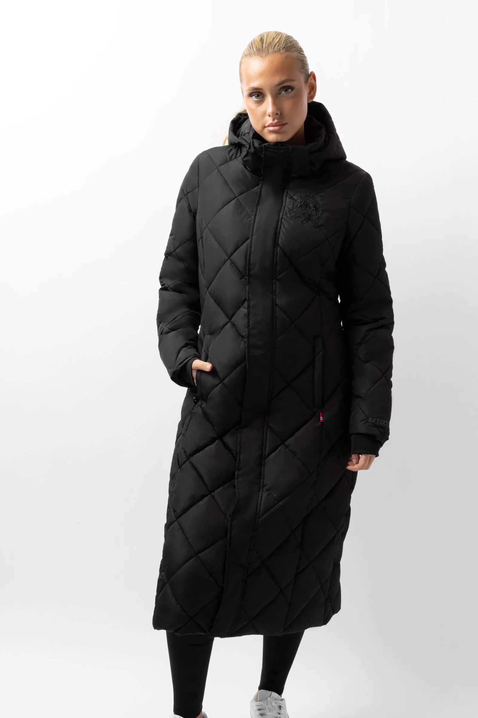 Discount B Vertigo Gem Long Padded Coat Women Coats & Jackets