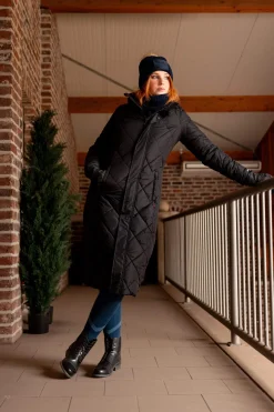 Discount B Vertigo Gem Long Padded Coat Women Coats & Jackets