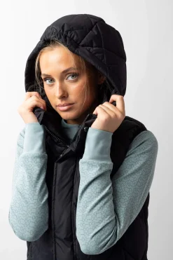 Fashion B Vertigo Gem Women´s Long Padded Riding Vest Women Coats & Jackets
