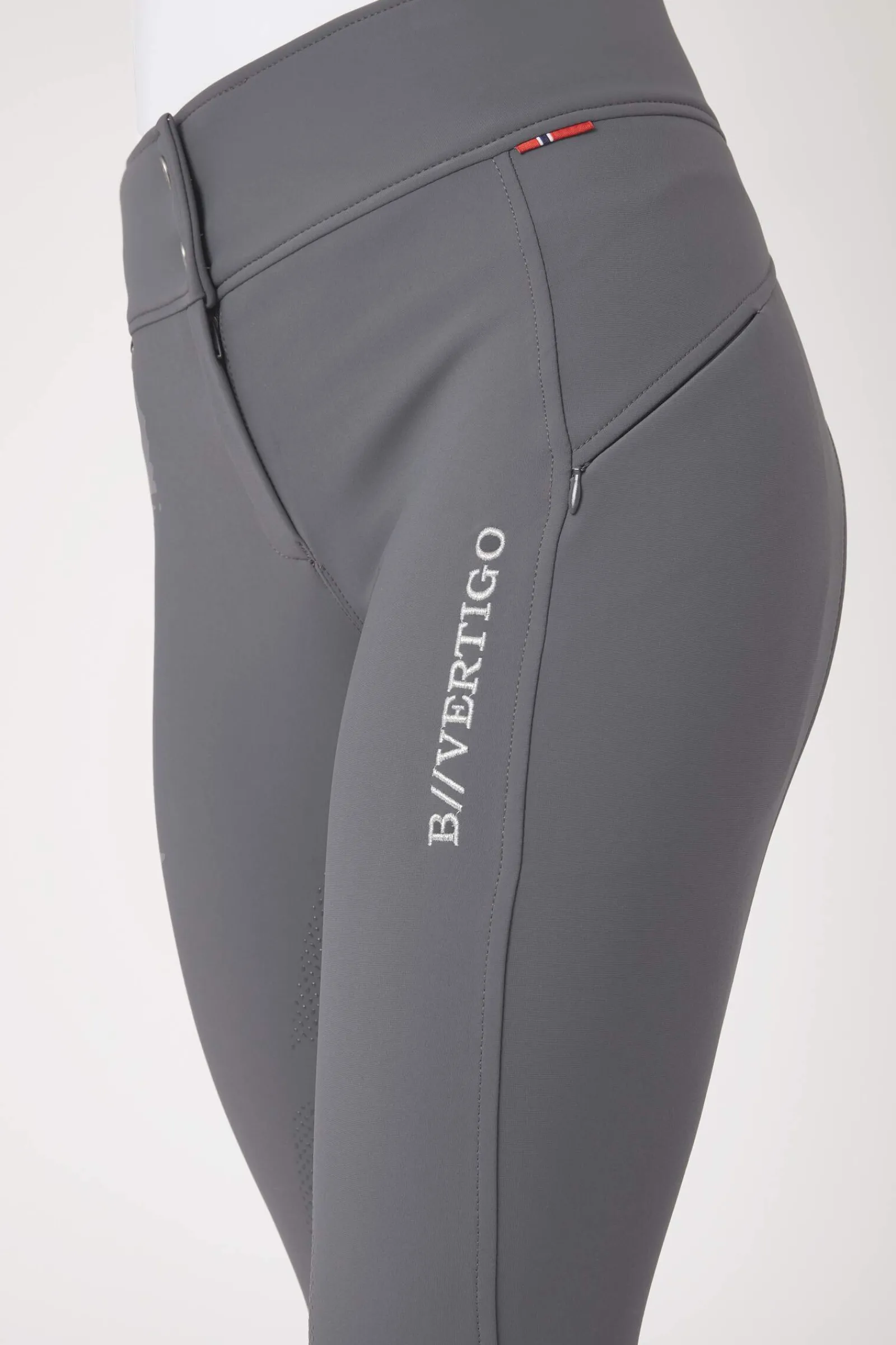 Hot B Vertigo Justine Thermo Silicone Full Seat Breeches for Women Winter Breeches