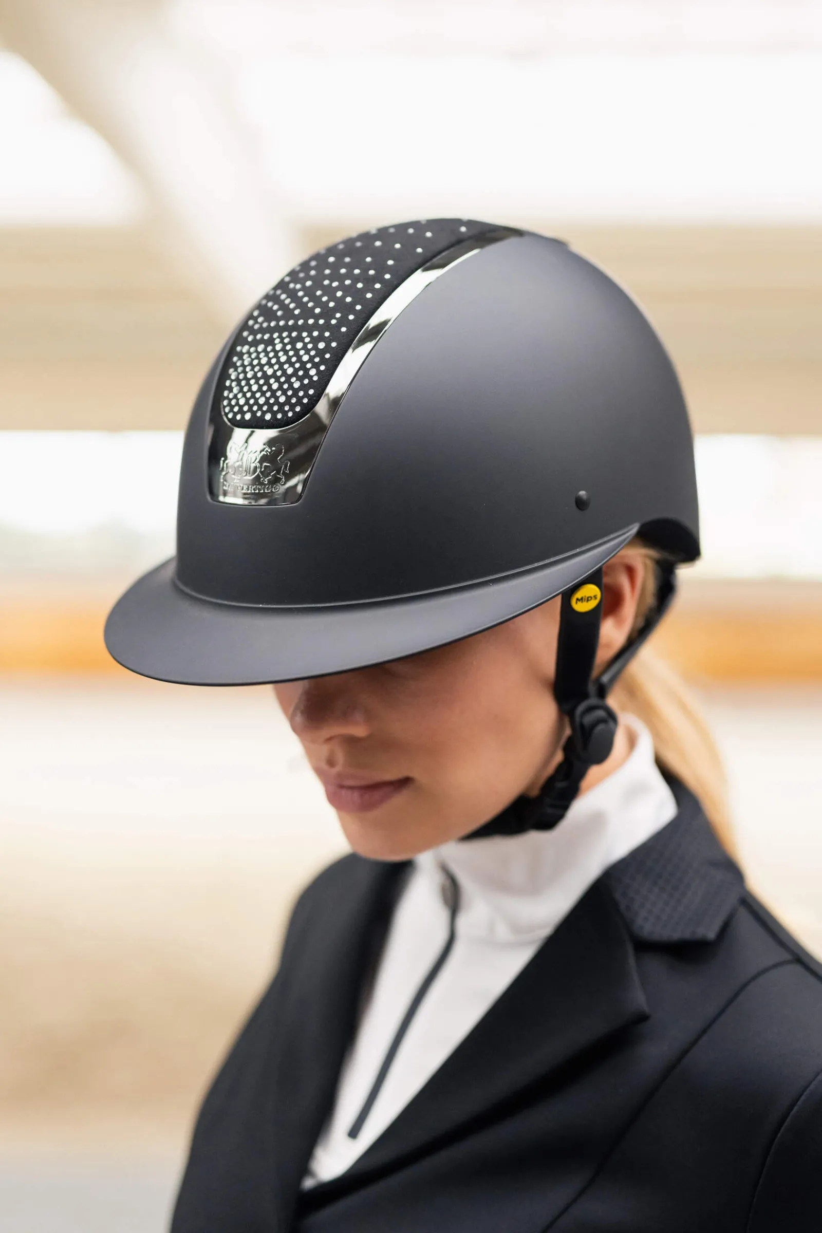 Clearance B Vertigo Majoris Mips Helmet with Rhinestones Women Club Apparel|Riding Hats & Helmets