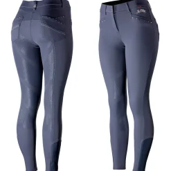 Hot B Vertigo Olivia Full Seat Breeches with silicone Grip for Woman Full Seat Breeches