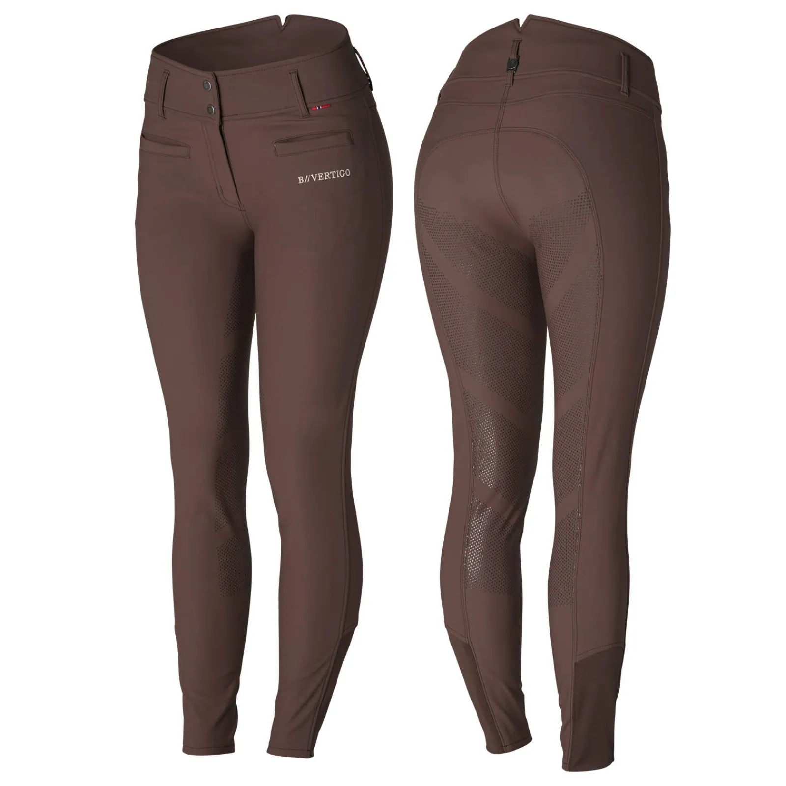 Fashion B Vertigo Tiffany Thermo Silicone Full Seat Breeches for Women Winter Breeches