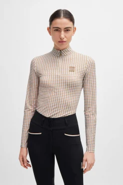 Best Rachel Training Shirt Houndstooth Women Tops & T-shirts