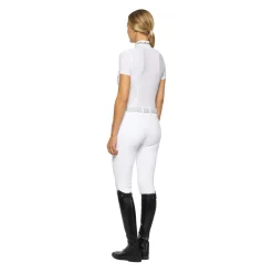 Outlet Cavalleria Toscana Embroidery Short Sleeve Show Shirt Women Show Clothing