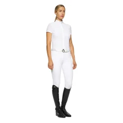 Outlet Cavalleria Toscana Embroidery Short Sleeve Show Shirt Women Show Clothing