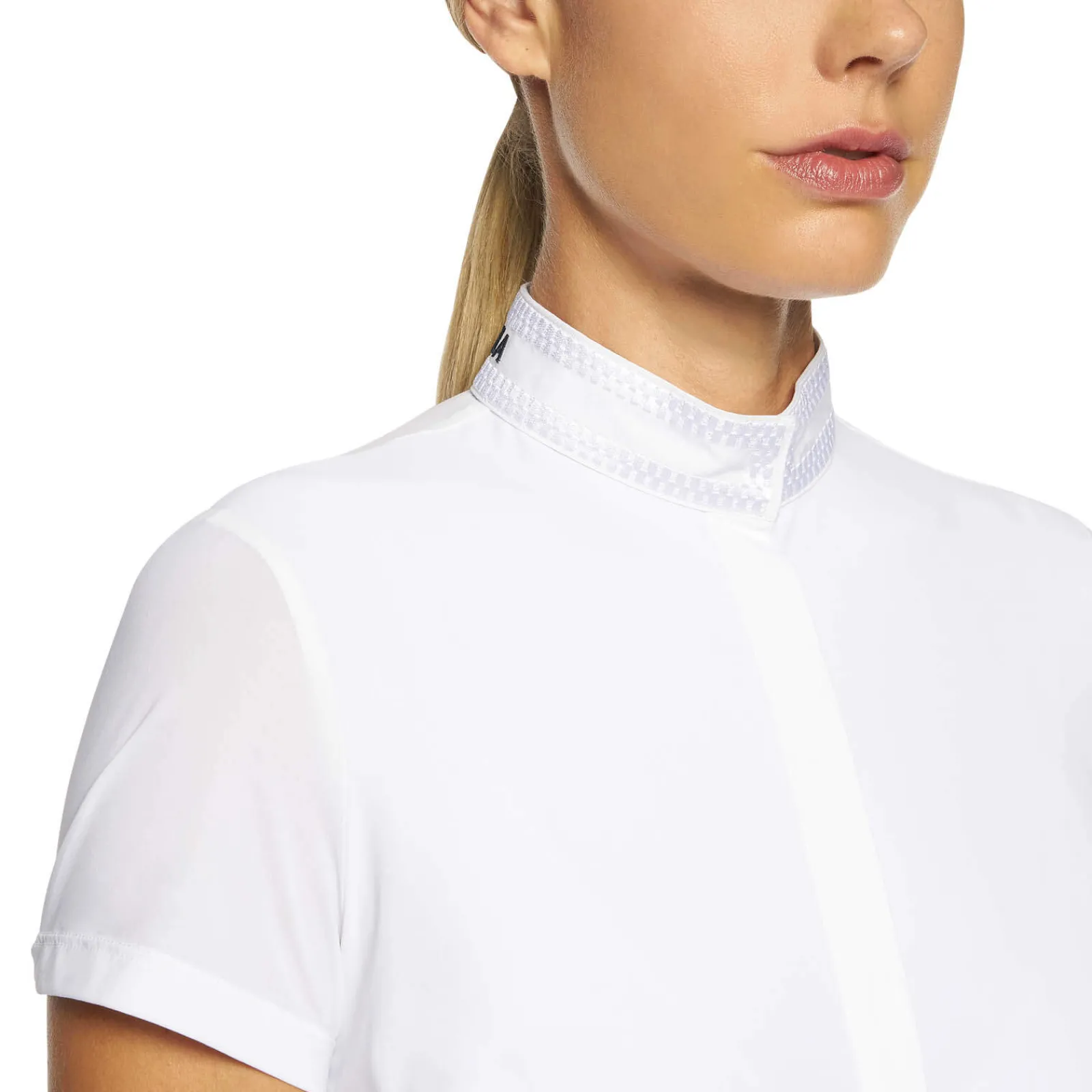 Outlet Cavalleria Toscana Embroidery Short Sleeve Show Shirt Women Show Clothing