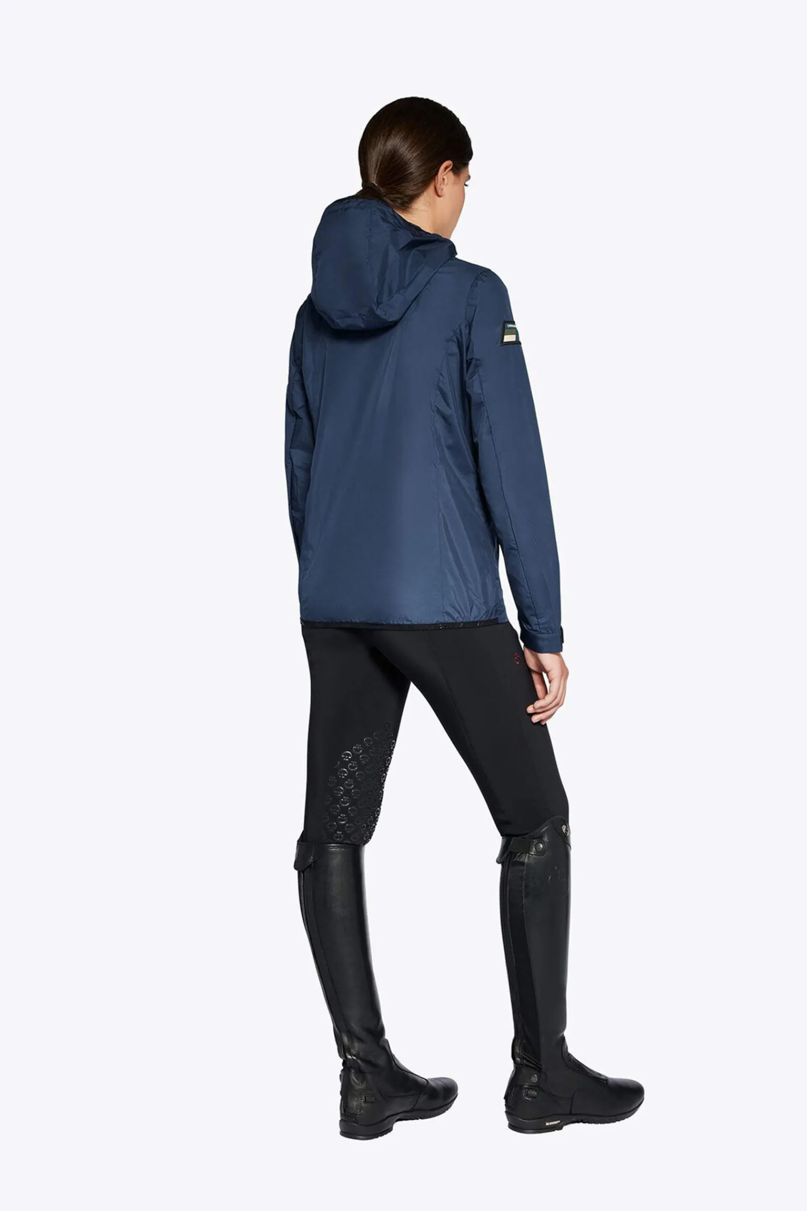 New Cavalleria Toscana Tricolour Enblem Hooded Jacket Women Riding Jumpers & Fleeces