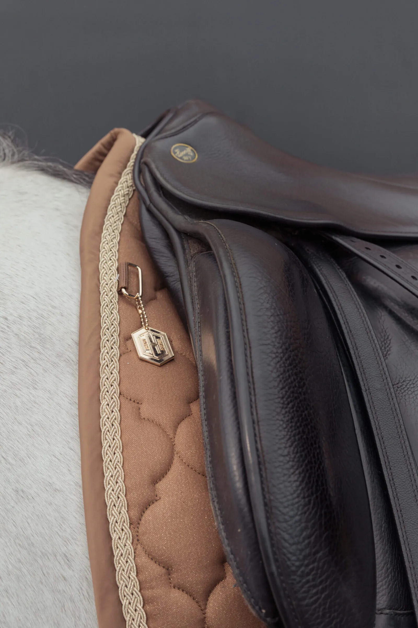 Outlet Heritage AW24 Cotton Glitter Dressage Saddle Pad Dressage Saddle Pads