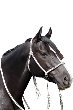 New F.R.A. Freedom Riding Articles Nanouk Bitless Bridle (System 4) Cotton w/ Clip Reins Bridles & Nosebands