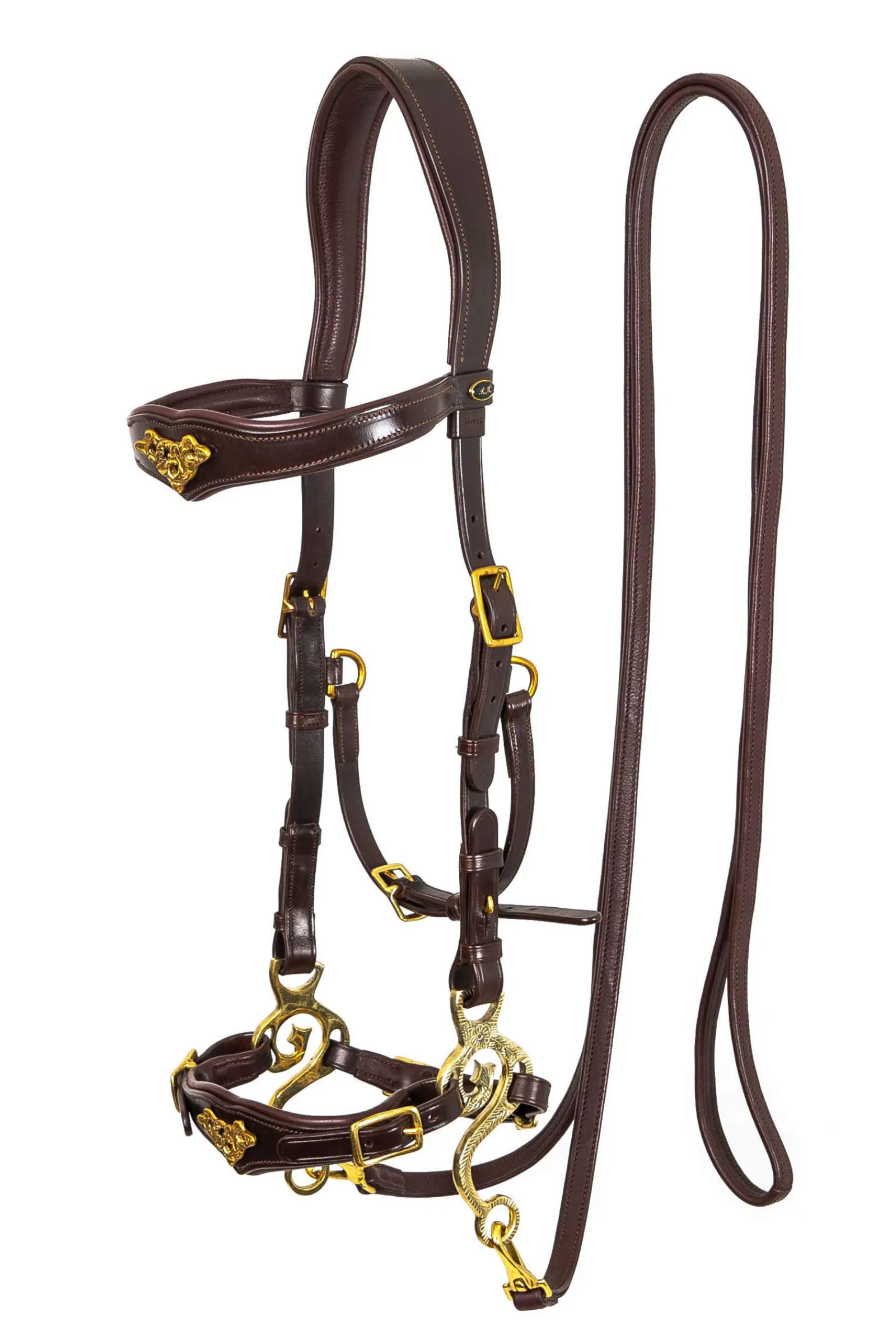 Sale F.R.A. Freedom Riding Articles Imperial Hackamore Bridle With Reins (System 2) Shire Bridles & Nosebands