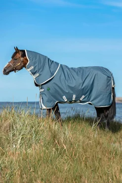 New Amigo AmEco 12 Plus Turnout Rug With Detachable Neck, 0g Lightweight Turnout Rugs