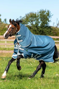 New Amigo AmEco 12 Plus Turnout Rug With Detachable Neck, 0g Lightweight Turnout Rugs