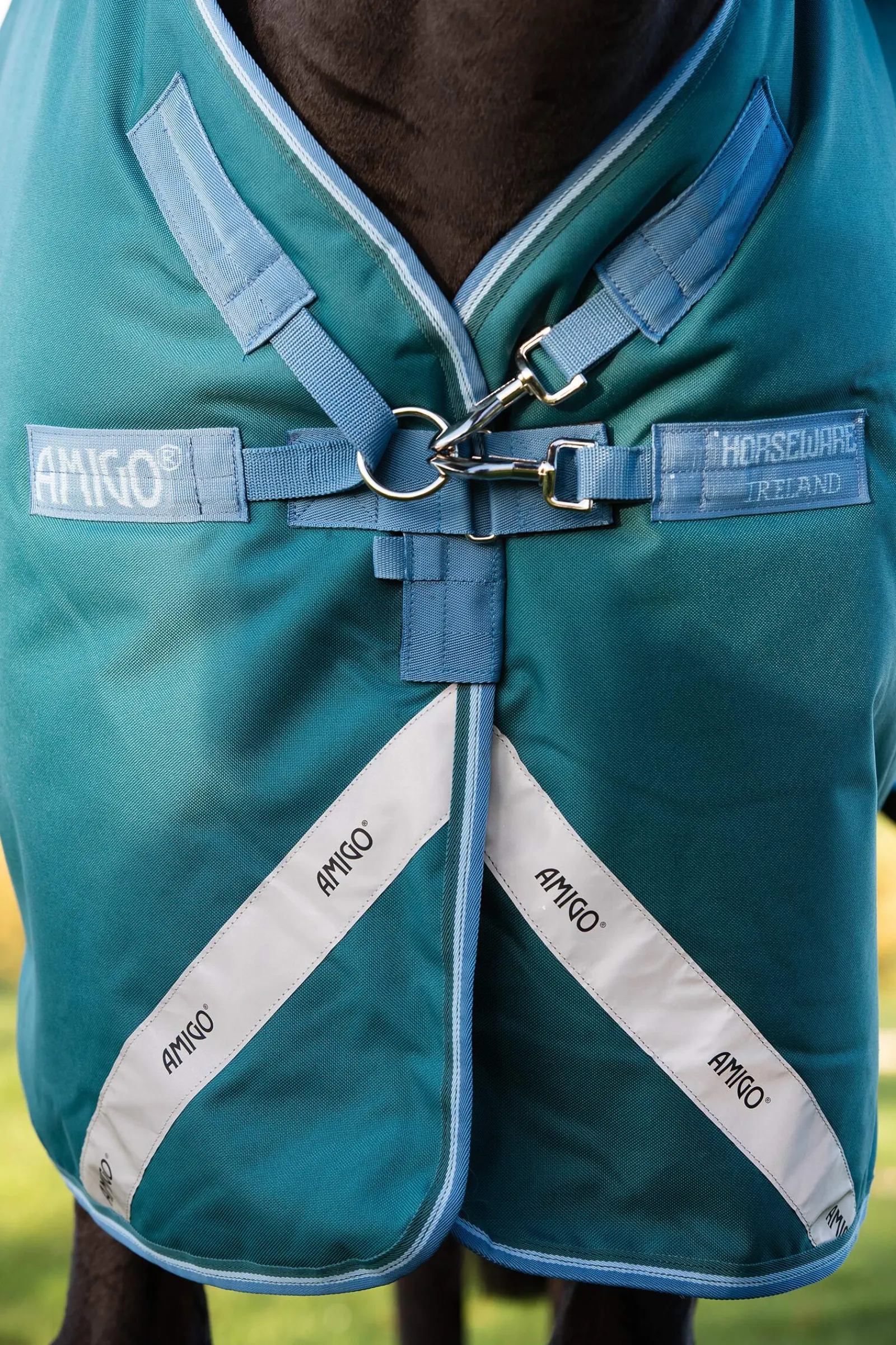 Fashion Amigo Bravo 12 Wug Turnout Rug With High Neck, 0g Lightweight Turnout Rugs