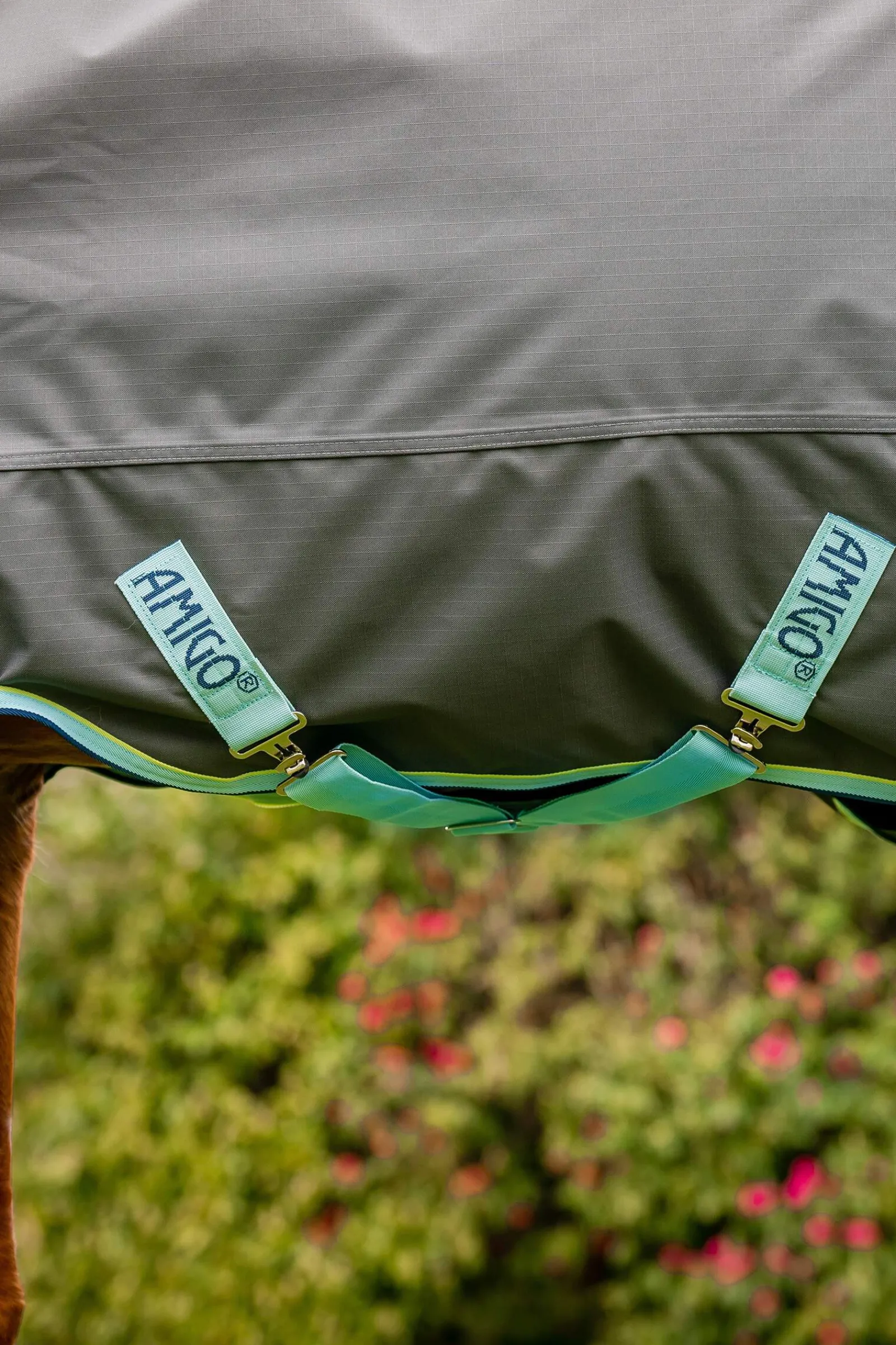Best Amigo Hero Ripstop Turnout Rug With Fleece Lining, 50g Lightweight Turnout Rugs