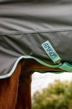 Hot Amigo Hero Ripstop Plus Turnout Rug With Detachable Neck, 200g Medium & Heavyweight Turnout Rugs