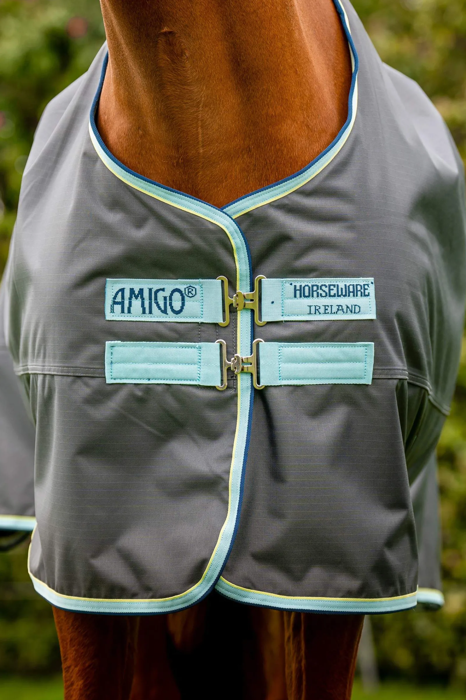 Hot Amigo Hero Ripstop Plus Turnout Rug With Detachable Neck, 200g Medium & Heavyweight Turnout Rugs