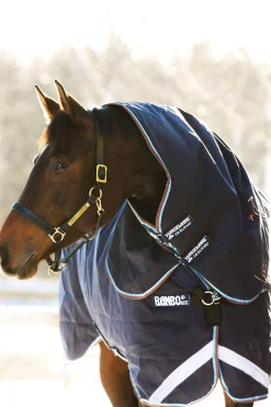 New Rambo Duo Turnout incl. Detachable Hood, 100g Lightweight Turnout Rugs