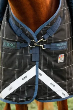 Clearance Rhino Reflectech Plus Vari-Layer Turnout Rug incl. Detachable Hood, 250g Lightweight Turnout Rugs