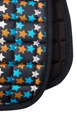 New Alex Pony All Purpose Saddle Pad with Star Print Pony Saddle Pads|All Purpose & Jumping Saddle Pads