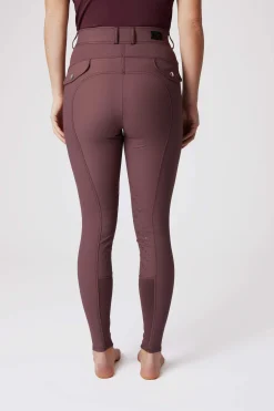 New Andrea High Waist Silicone Knee Patch Breeches for Woman Knee Patch Breeches