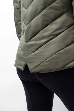 Hot Aurora Padded Parka Riding Riding Jacket with Removable Skirt Women Coats & Jackets