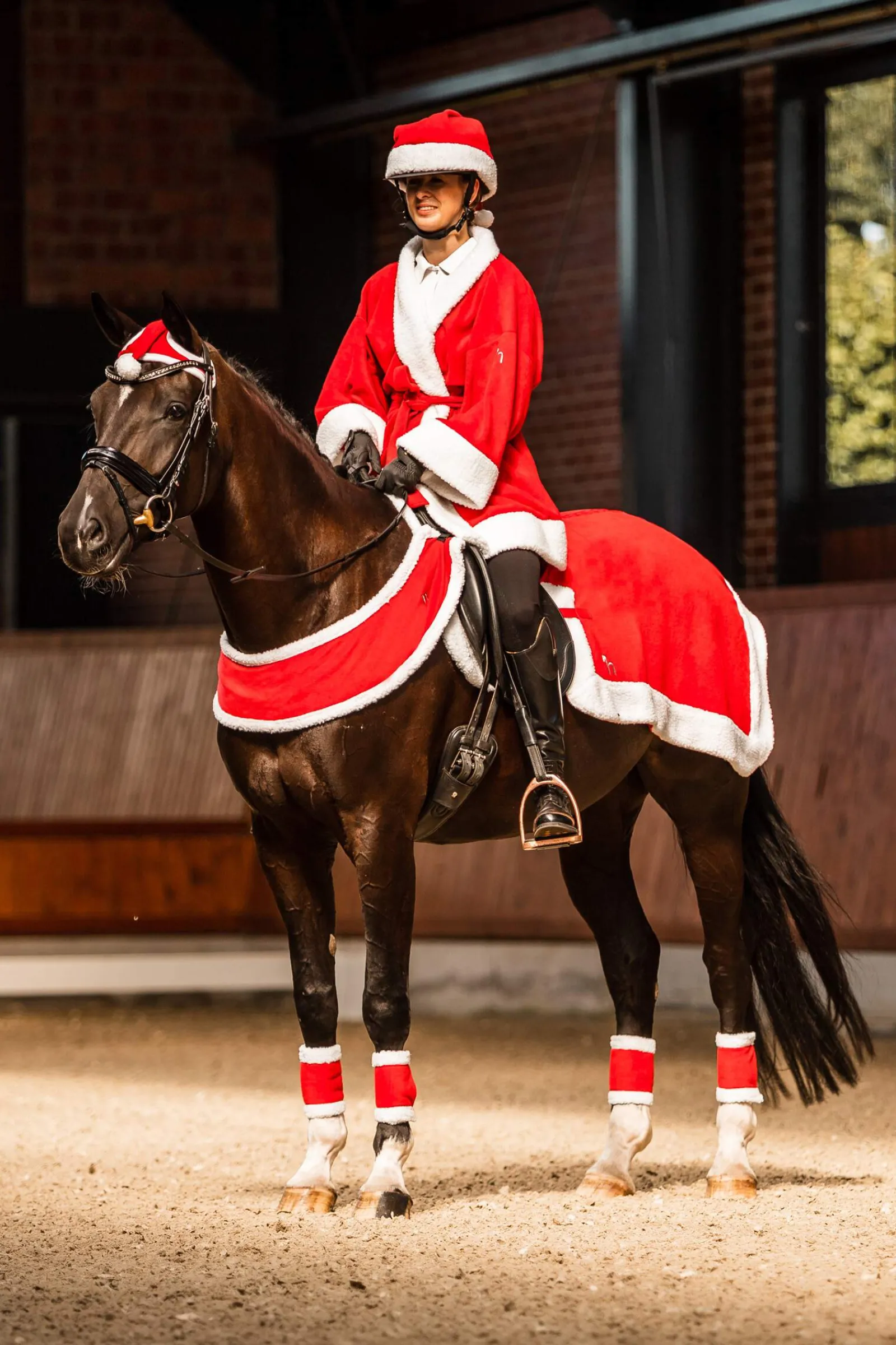 Discount Christmas horse hat Ear Bonnets & Fly Veils|Ear Bonnets & Fly Veils