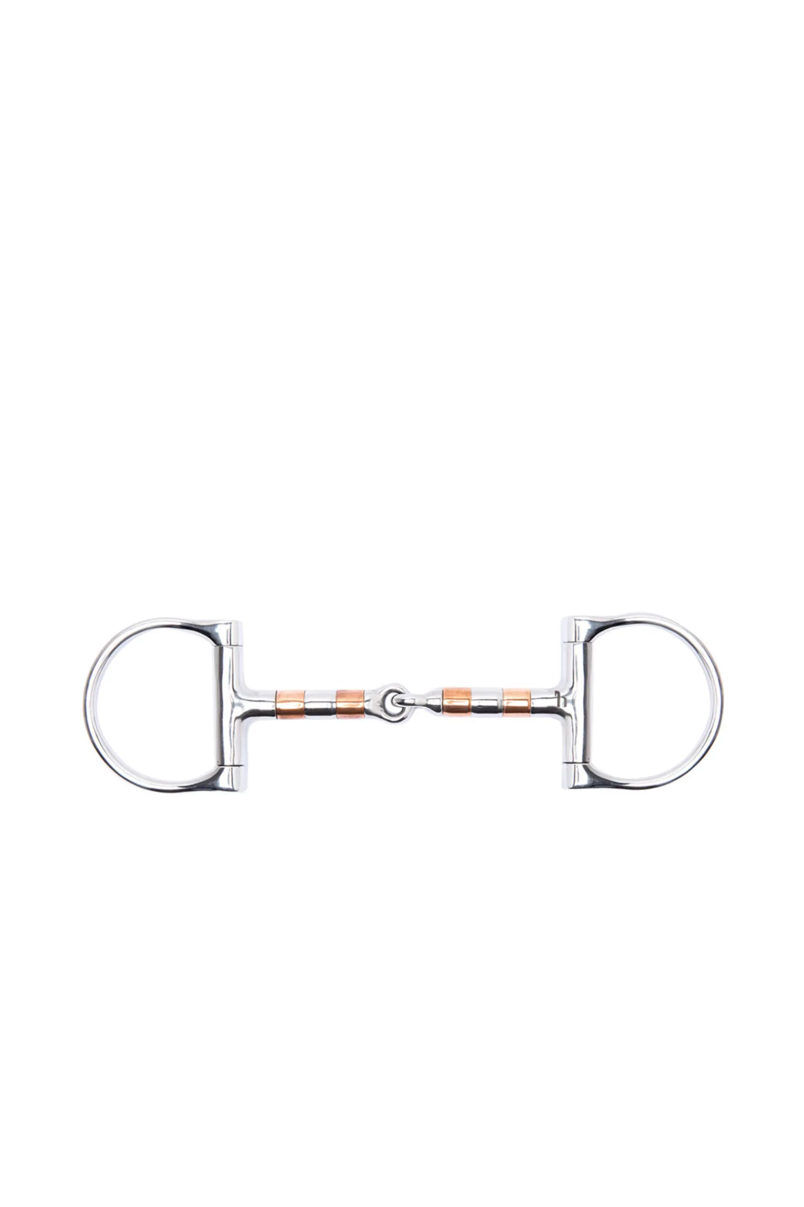 Outlet D-Copper Rolls D-ring Snaffle