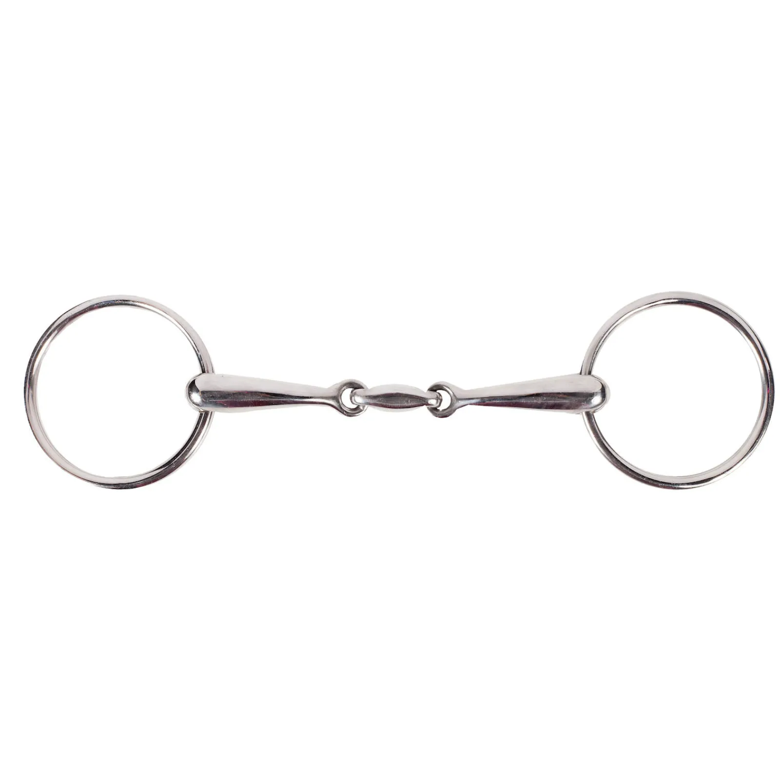 Clearance Double-Jointed Loose Ring Snaffle, 16mm Loose Ring Snaffles