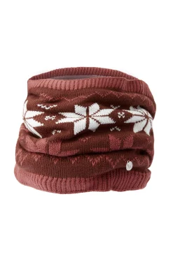 Outlet Emily Knitted Tube Scarf with Fleece Lining Scarves