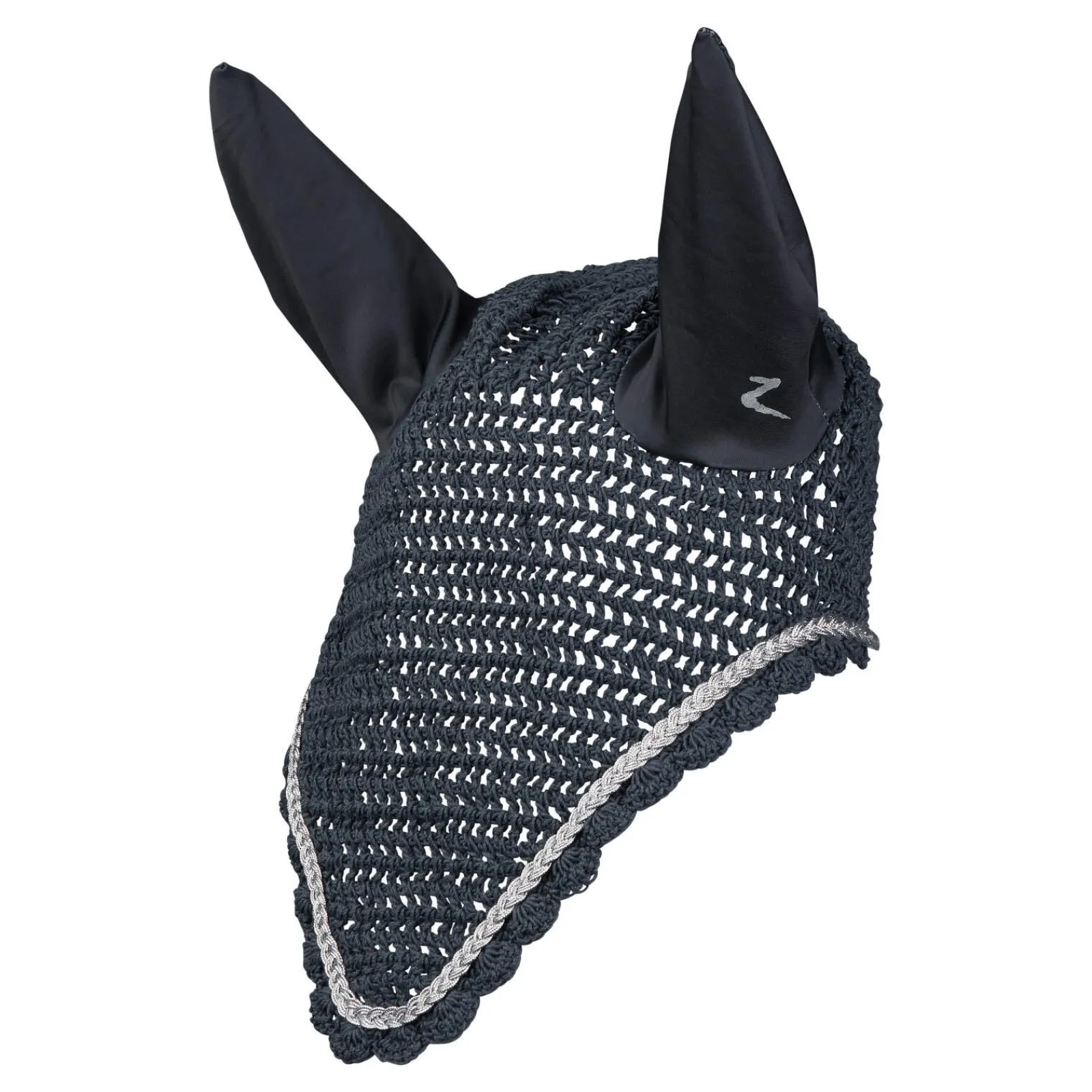 New Glarus Ear Net with Metallic Braiding Ear Bonnets & Fly Veils|Ear Bonnets & Fly Veils