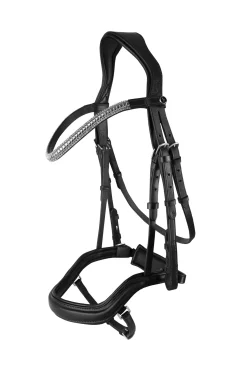 Outlet Highbury Anatomic Bridle with Crystal Brow Band Pony Bridles & Halters|Bridles & Nosebands