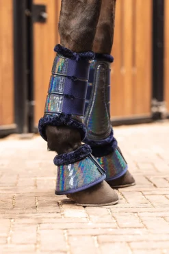 Discount Ice Water Hologram Brushing Boots Horse Boots