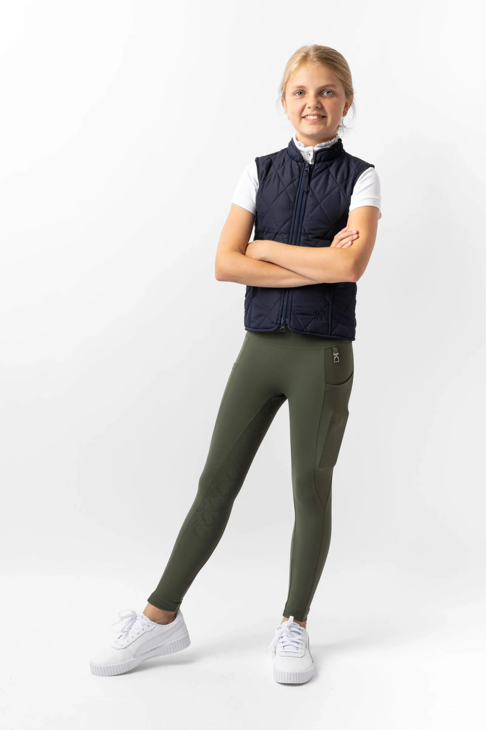 New Kids Classic Quilted Riding Vest Kids Riding Jackets & Gilets