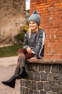 Discount Leighton Teens Knitted Hat with Fleece Lining Kids Riding Hats & Caps