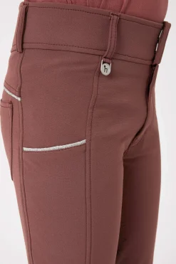 Outlet Leighton Teens Silicone Full Grip Breeches with Phone Pocket Kids Jodhpurs & Breeches