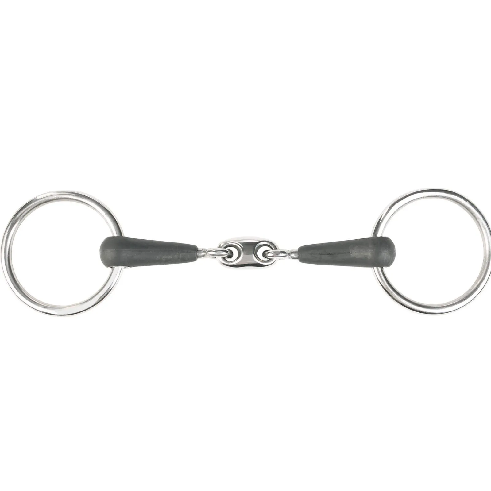 Hot Loose Ring Double-Jointed Rubber Bit Loose Ring Snaffles