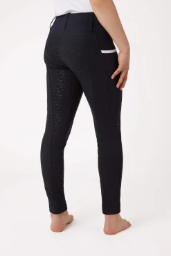 Fashion Lucinda Kids High Waist Silicone Full Seat Tights Kids Riding Tights