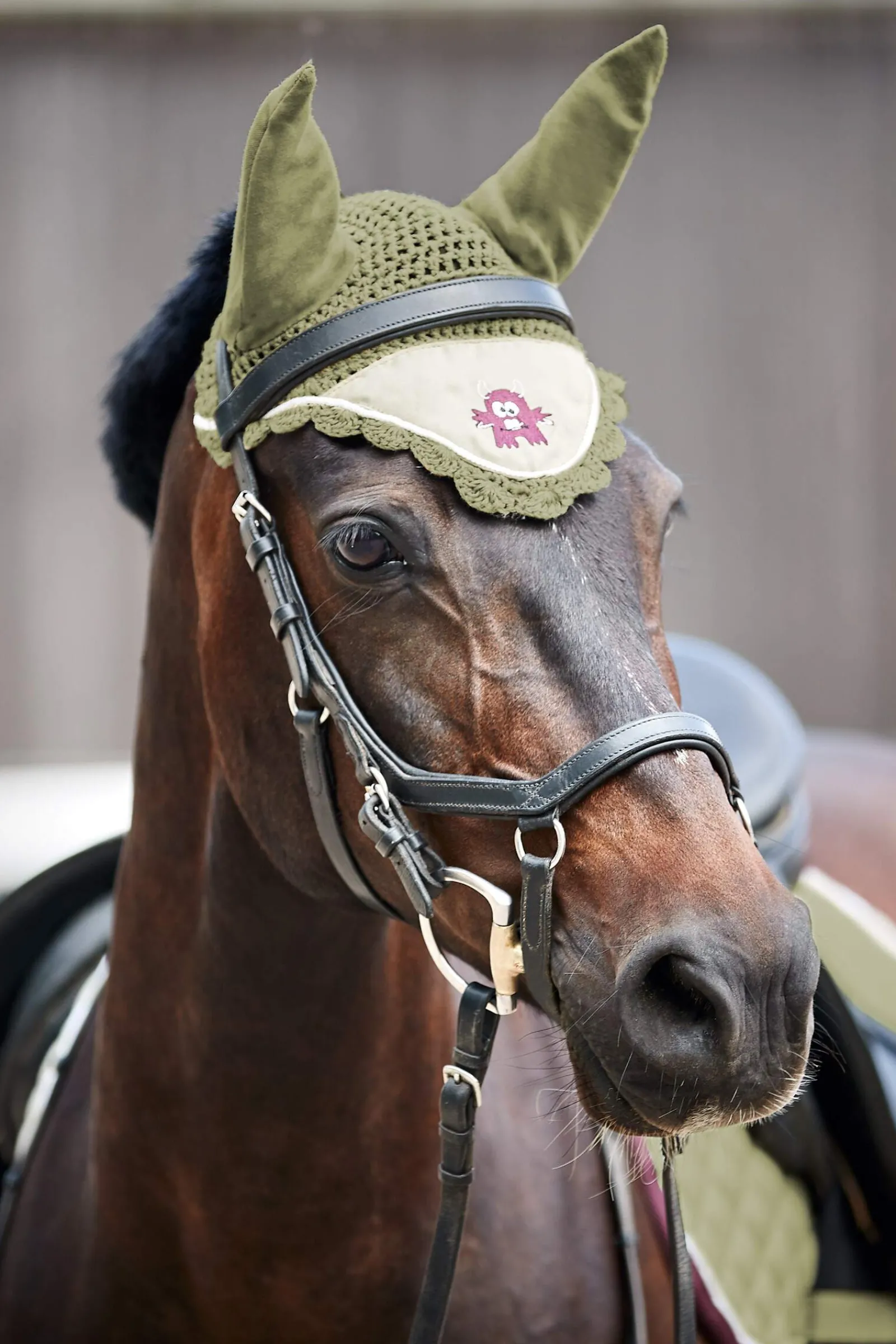 Hot Monster Pony Ear Net Ear Bonnets & Fly Veils|Ear Bonnets & Fly Veils