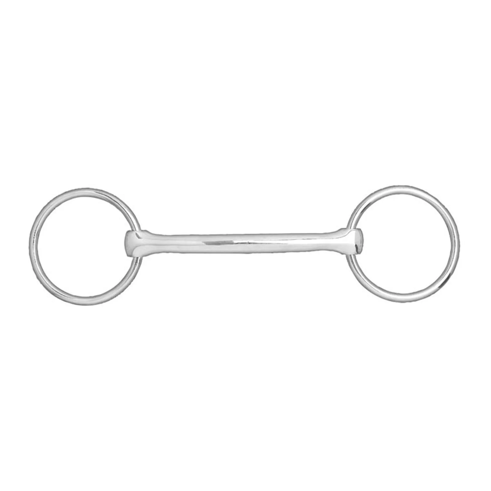 Hot Mullen Straight Bit, 11,5 cm Loose Ring Snaffles