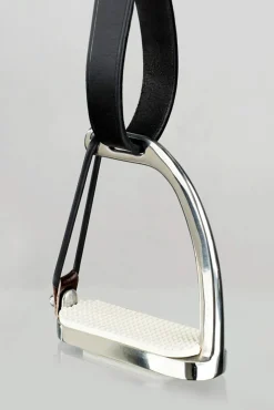 Outlet Peacock Safety Stirrups with Rubber Donut Stirrups