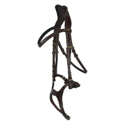 Hot Peckham Anatomic Bridle with Embroidery Pony Bridles & Halters|Bridles & Nosebands